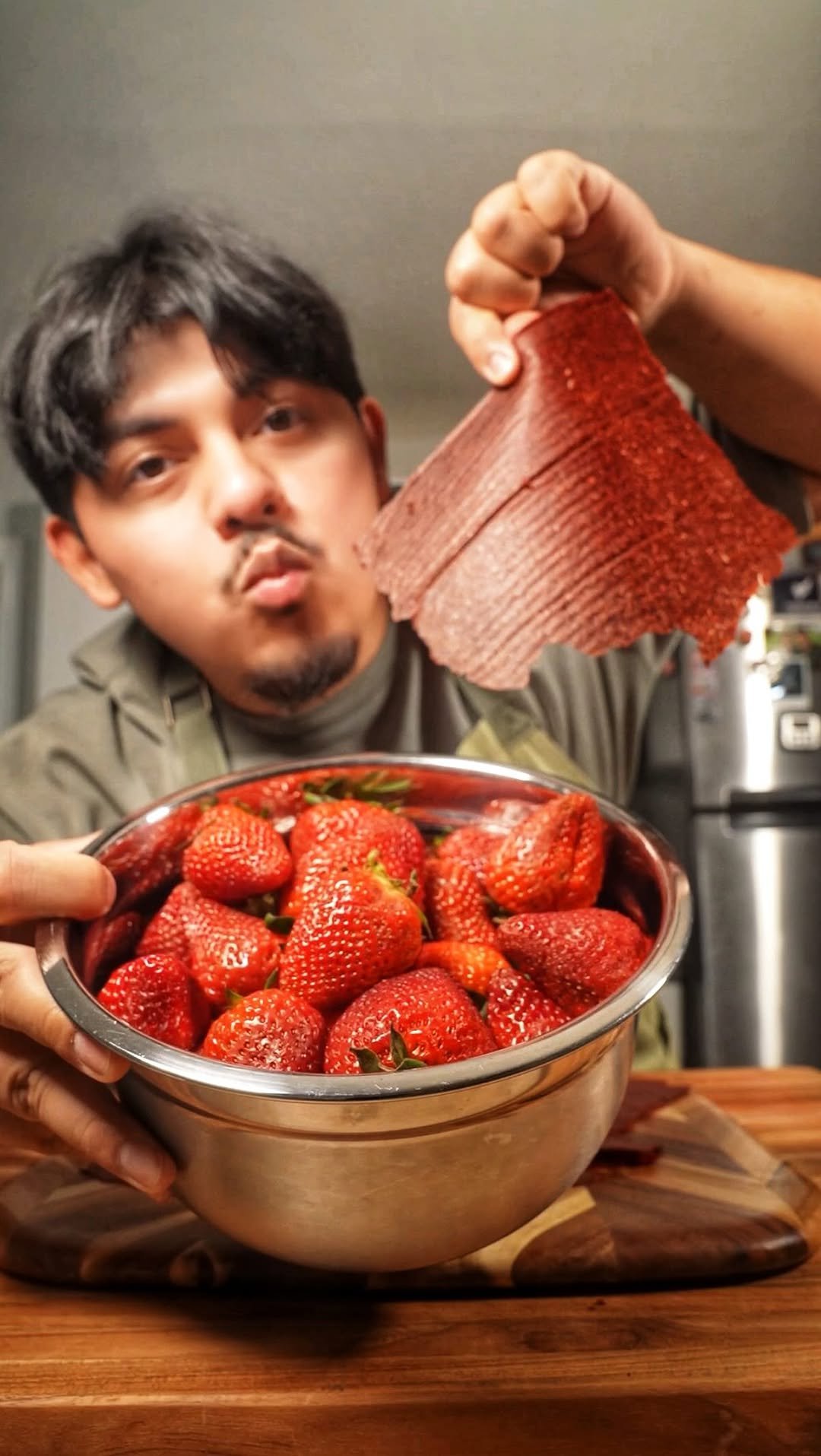 jose.elcook 게시물 이미지: Strawberry fruit “leather” #fruit #snack