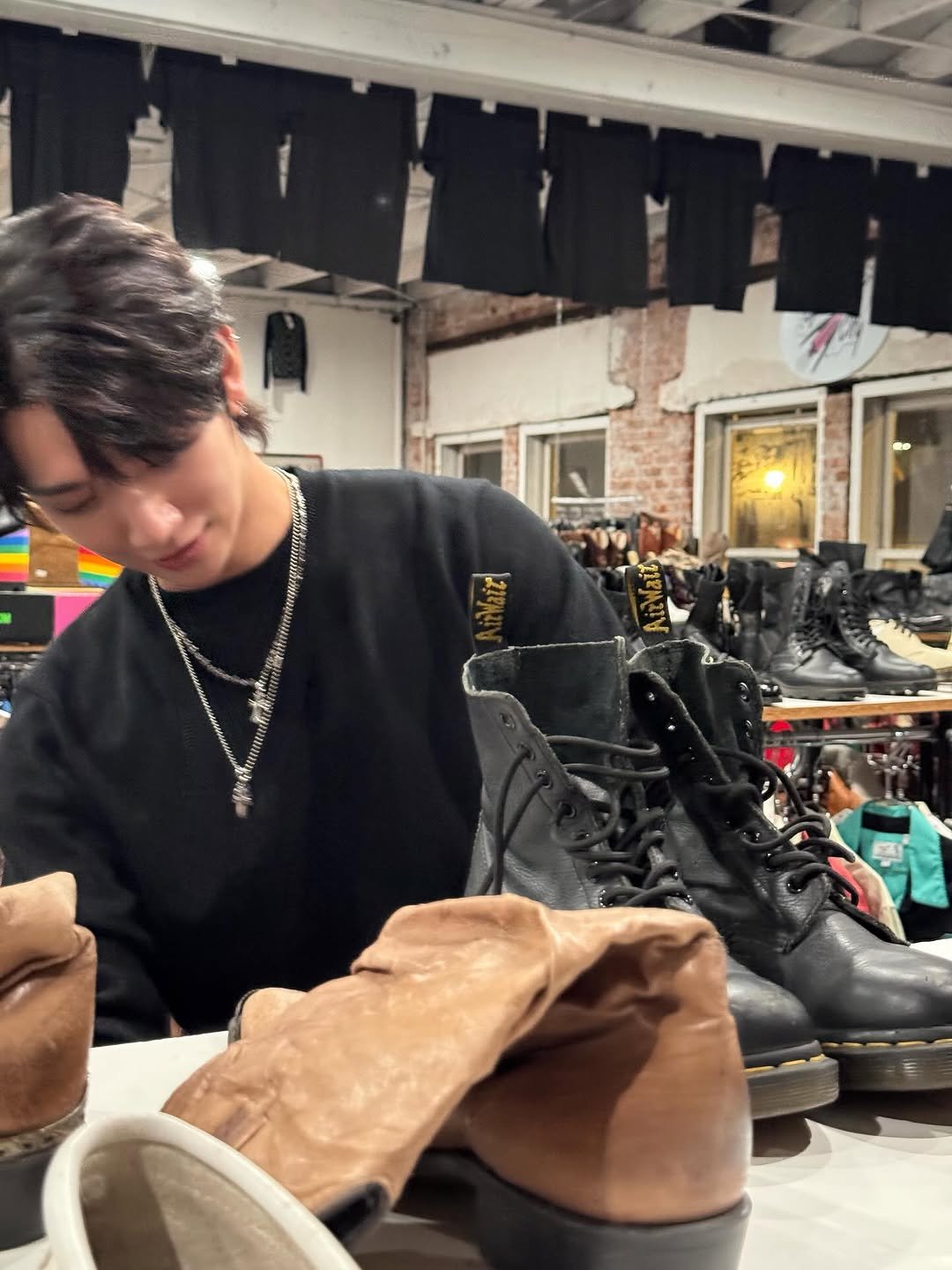 Photo by Joshua Hong on October 21, 2025. May be an image of wingtip shoes.