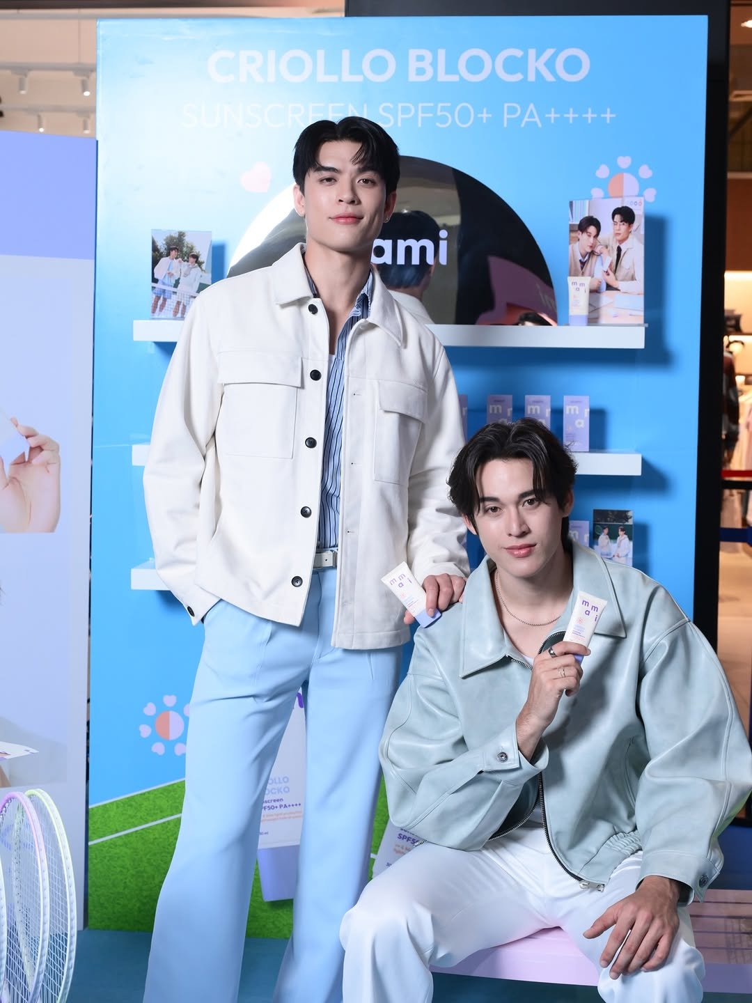 Photo shared by Joss Way-Ar Sangngern. on February 26, 2026 tagging @gawincaskeyy, and @mamicosofficial. May be an image of text that says 'CRIOLLOBLOCKO CRIOLLO BLOCKO SUNSCPEEASPF50+ SUNSCREE SPF50+ PA++++ ami mm 2 DCK F30+PAN+ST'.