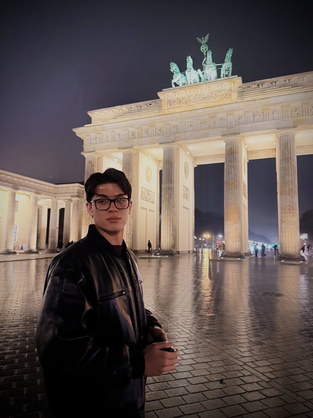 Photo by Joss Way-Ar Sangngern. on November 23, 2025. May be an image of the Brandenburg Gate and text.