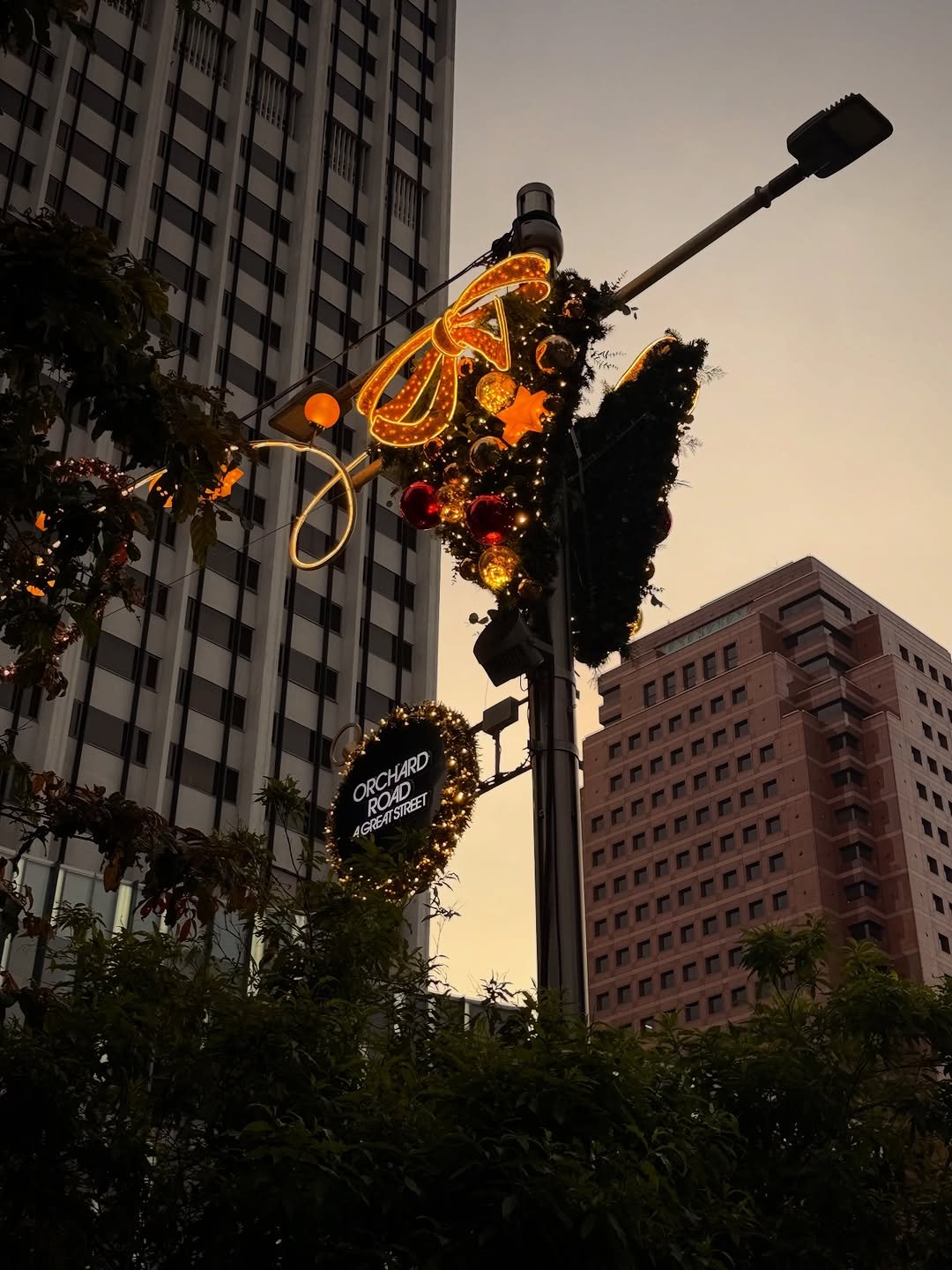 Photo by Joss Way-Ar Sangngern. on December 02, 2025. May be an image of lantern, lamppost, buildings and text.