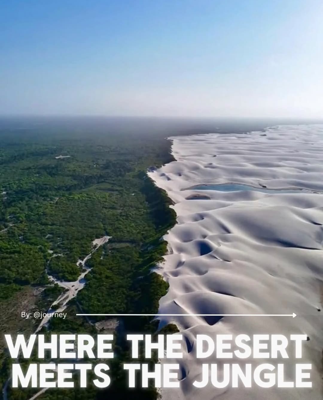 journey 게시물 이미지: Lençóis Maranhenses (Maranhão) National park...