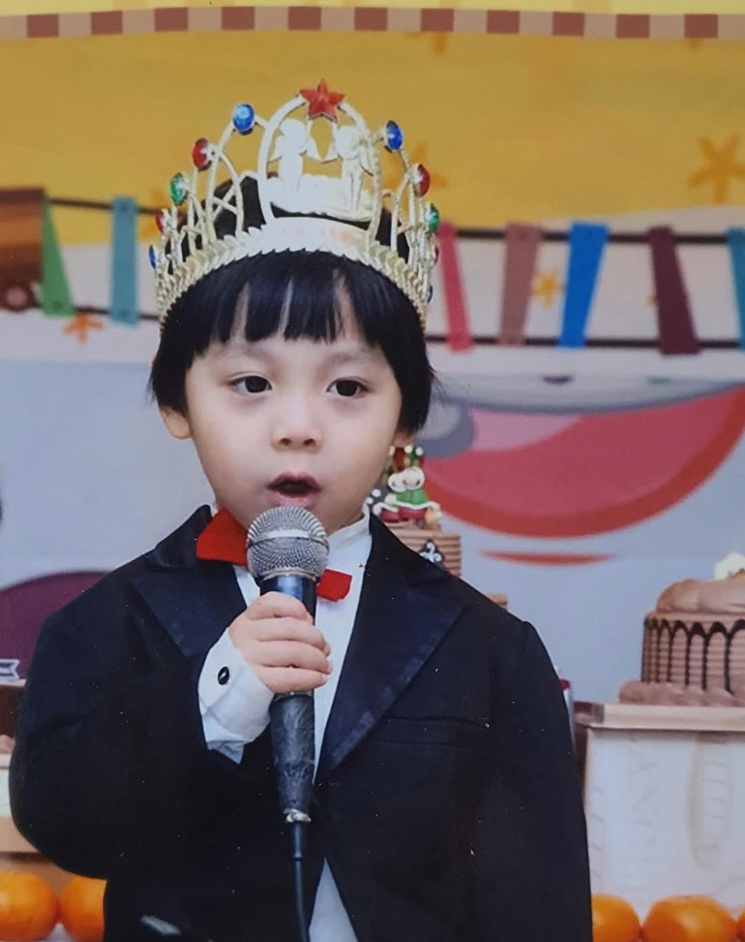 Photo by WOOCHAN • 우찬 on January 19, 2026. May be an image of bangs, child and costume.