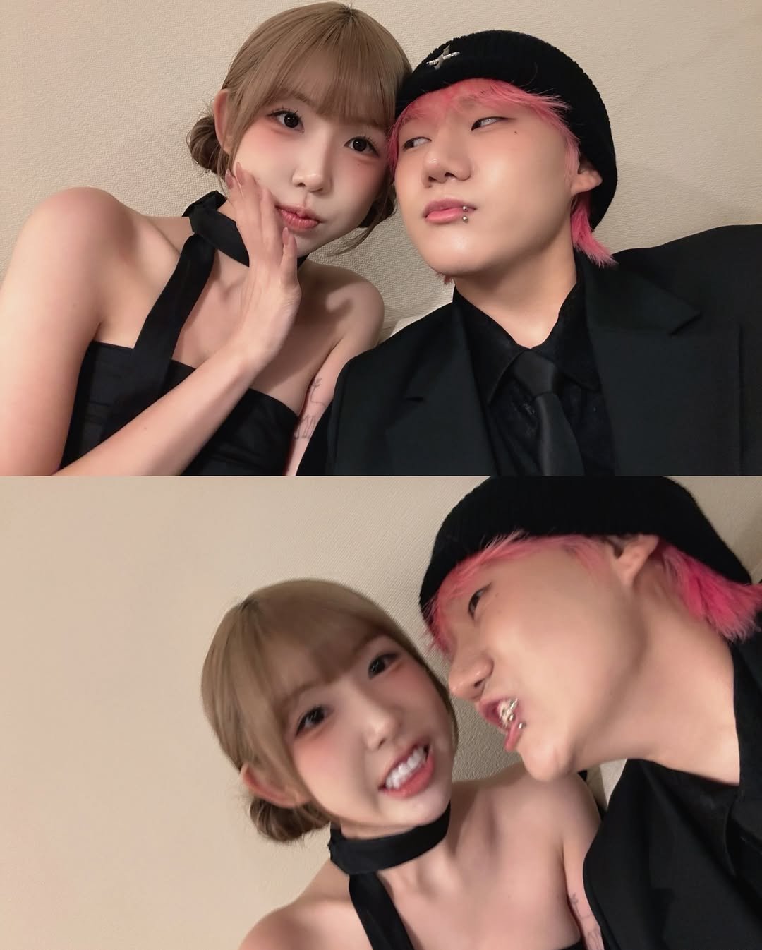 Photo by 조이서 Joyseo on December 08, 2025. May be an image of one or more people, hair and text.