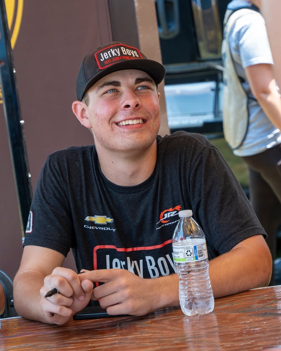 jrmotorsports 게시물 이미지: Just a couple of Kvapils meeting and greeting. 🖊️