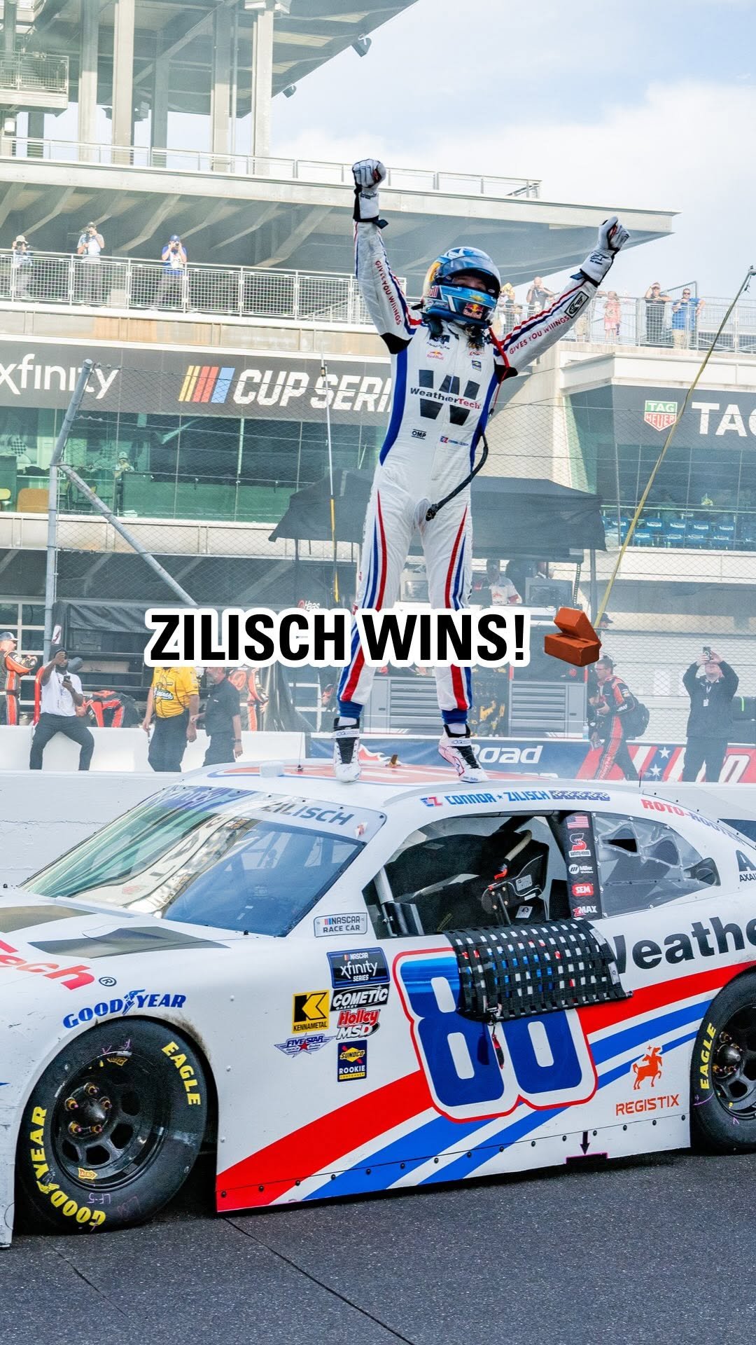 jrmotorsports 게시물 이미지: The future is now 👏

@indycarradio was on the...