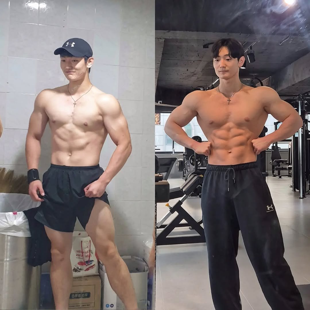 Photo by 이주원 = 주디빌더 on March 07, 2026. May be an image of one or more people, biceps, people bodybuilding and text.
