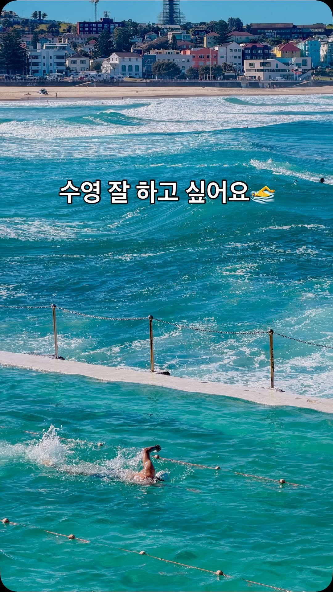 jun.hyeok__s 게시물 이미지: 수영 잘 하고싶어요🏊‍♂️

#본다이비치
#오픈워터
#철인3종
#수영
#triathlon