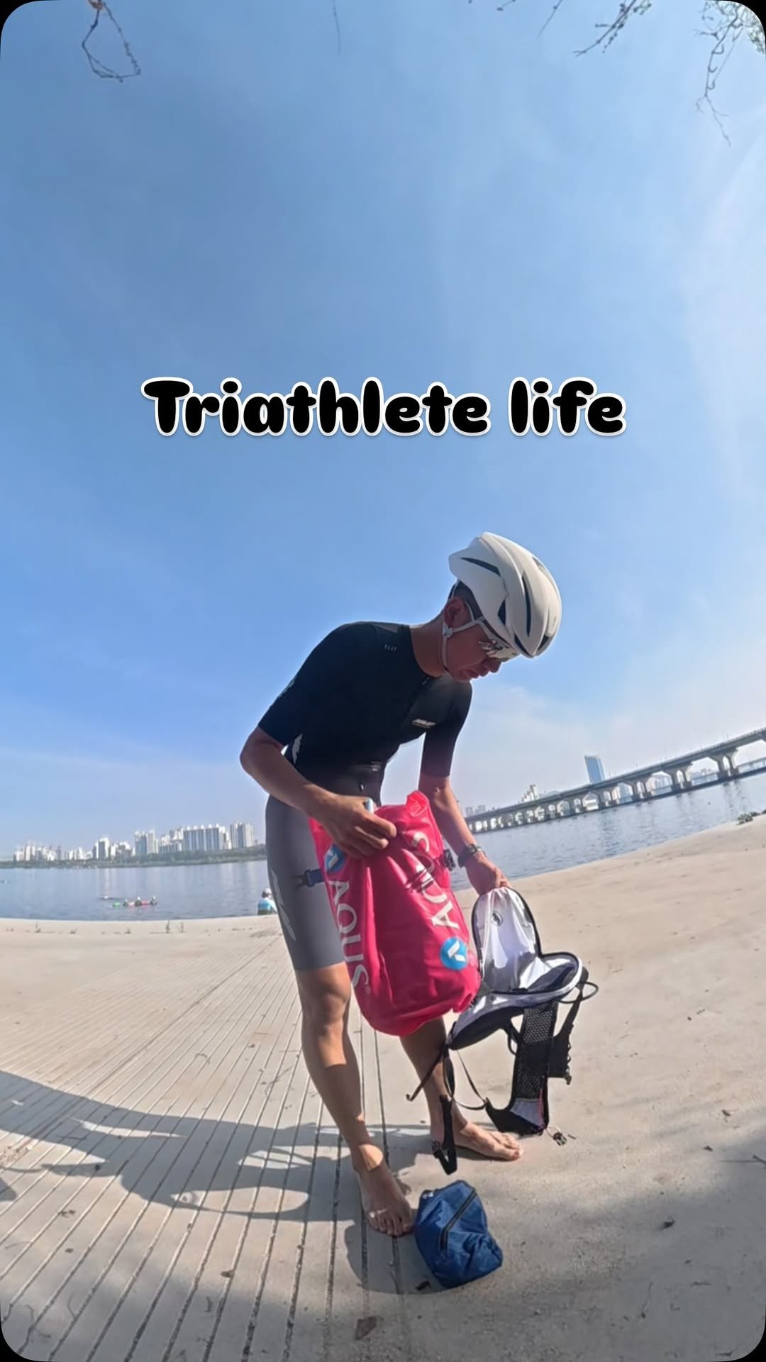 jun.hyeok__s 게시물 이미지: Triathlete life🚴🏻‍♂️🏊🏼🚴🏻‍♂️

#한강수영
 #잠실수중보
...
