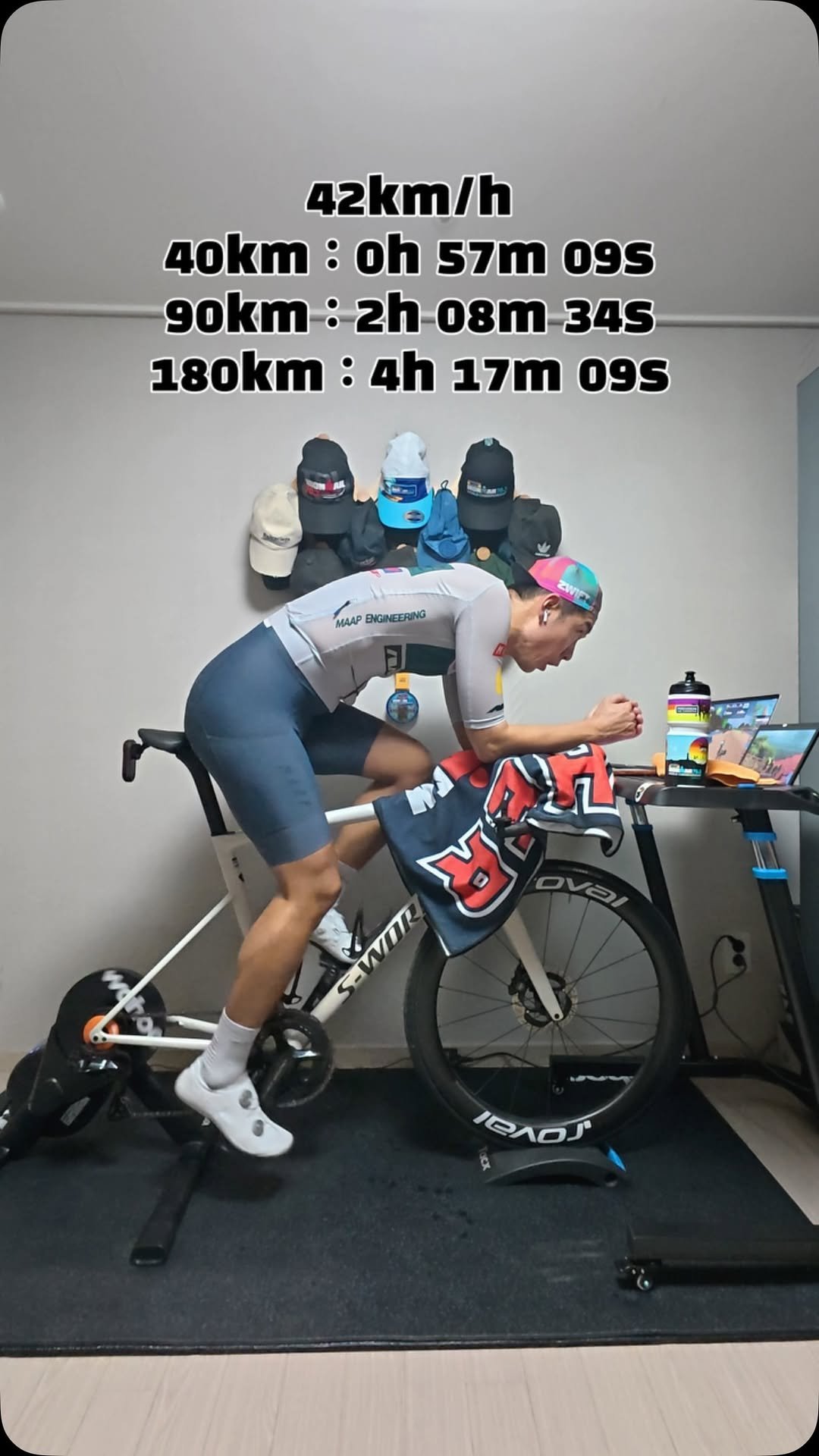 jun.hyeok__s 게시물 이미지: 아이언맨 목표 평속은 얼마인가요?

#ironmantri
#triathlon...