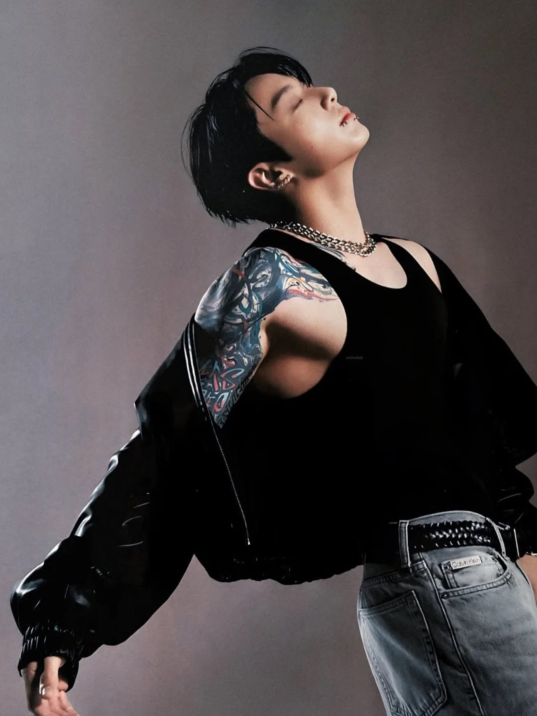 Photo by JUNGKOOK (전정국) Updates on January 10, 2026. May be an image of one or more people and bangs.