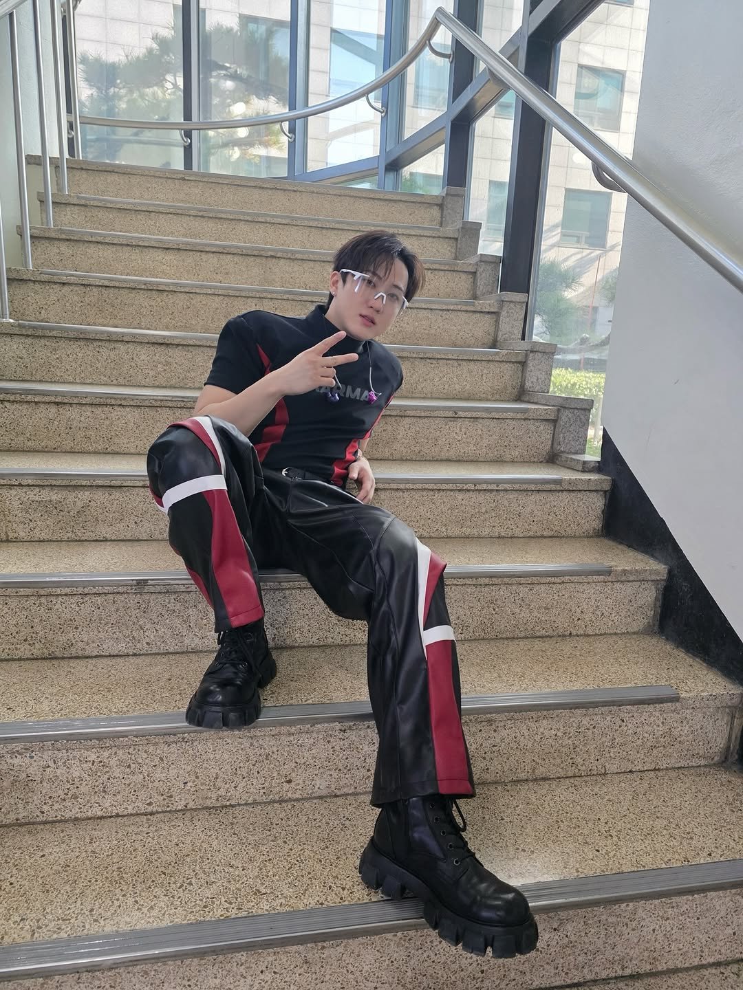 Photo by CHANGBIN on February 16, 2026. May be an image of costume and text.