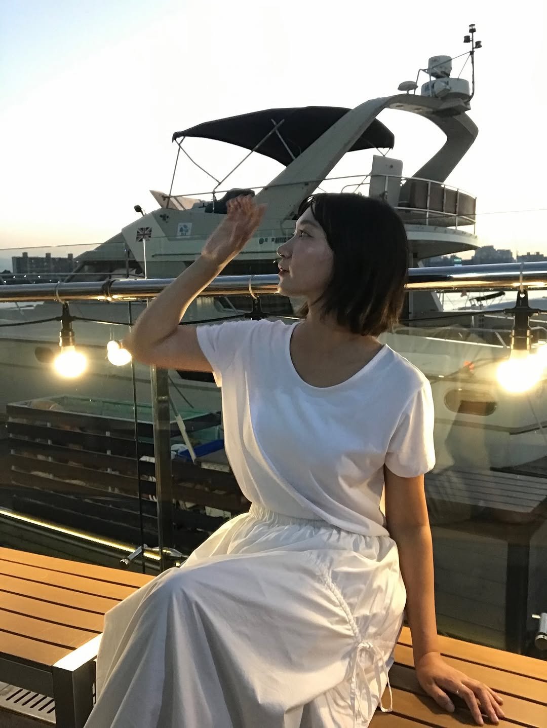 Photo by 채주연 | 수어통역사 on August 06, 2025. May be an image of 1 person, boat, houseboat and text.