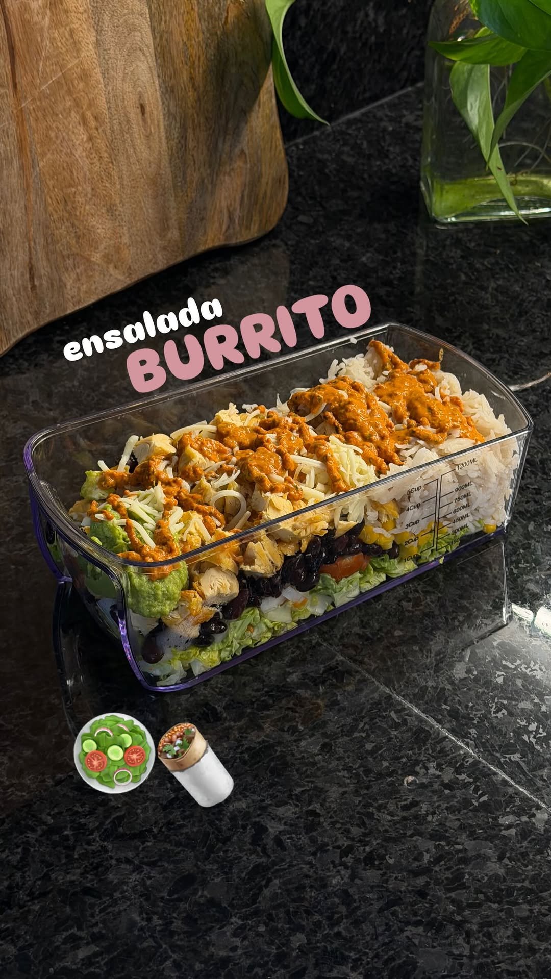 jynfits 게시물 이미지: 🥗🌯Ensalada burrito. Si te cuesta comer...