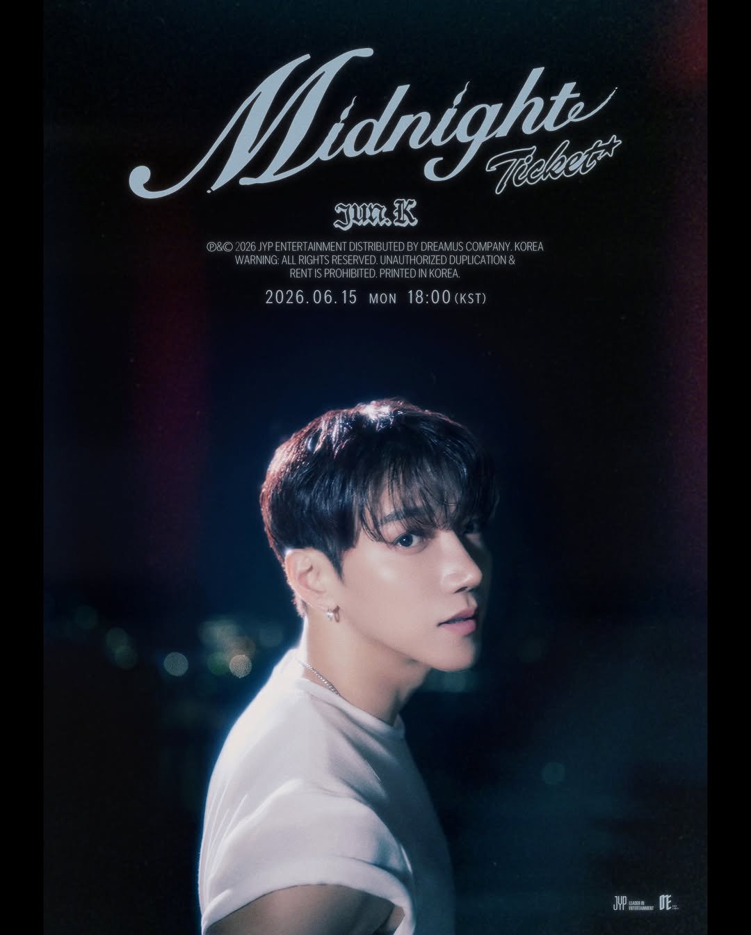 jypentertainment 게시물 이미지: JUN. K(준케이) Digital Single ”Midnight...