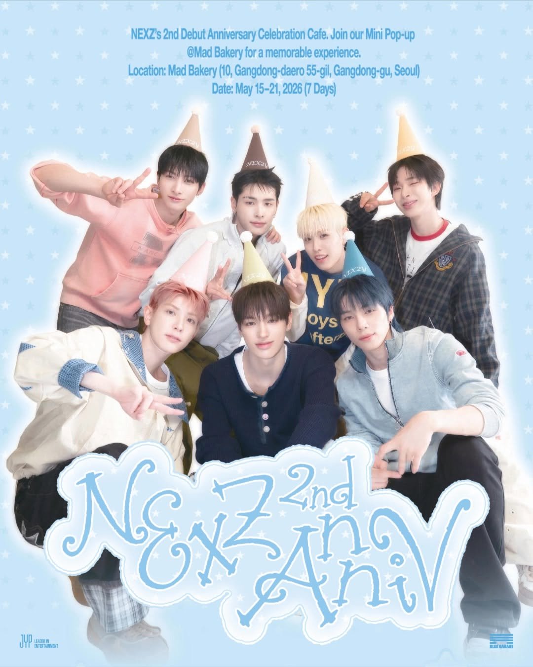 jypshop_official 게시물 이미지: NEXZ 2ND ANNIVERSARY MINI POP-UP 

2주년 기념 카페,...