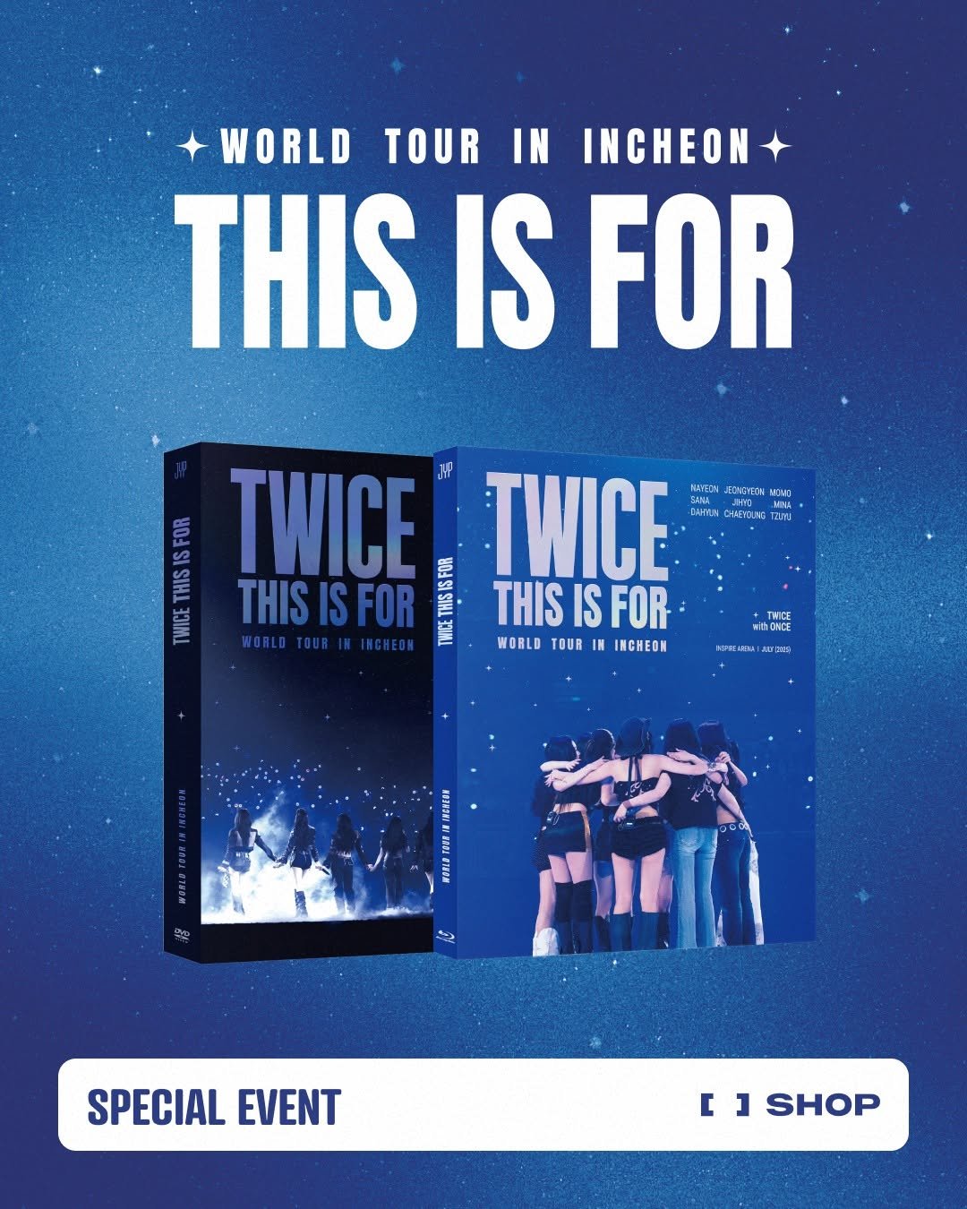 jypshop_official 게시물 이미지: TWICE <THIS IS FOR> WORLD TOUR IN...