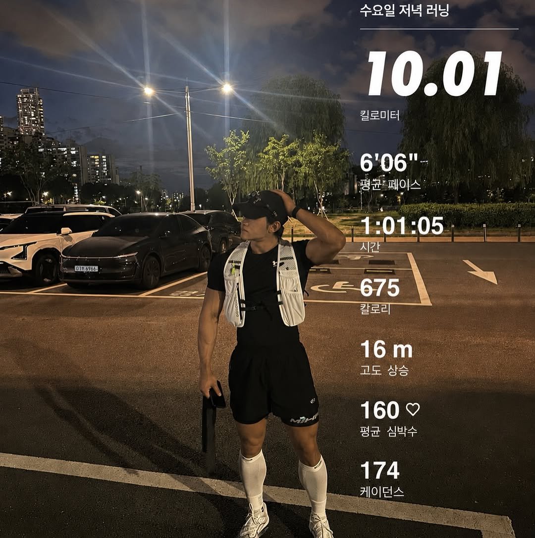 jyunn_____ 게시물 이미지: #빌더러너 
심박, 케이던스 이런거 모름 그냥 냅다달려….

장비만 보면 뭐 거의...