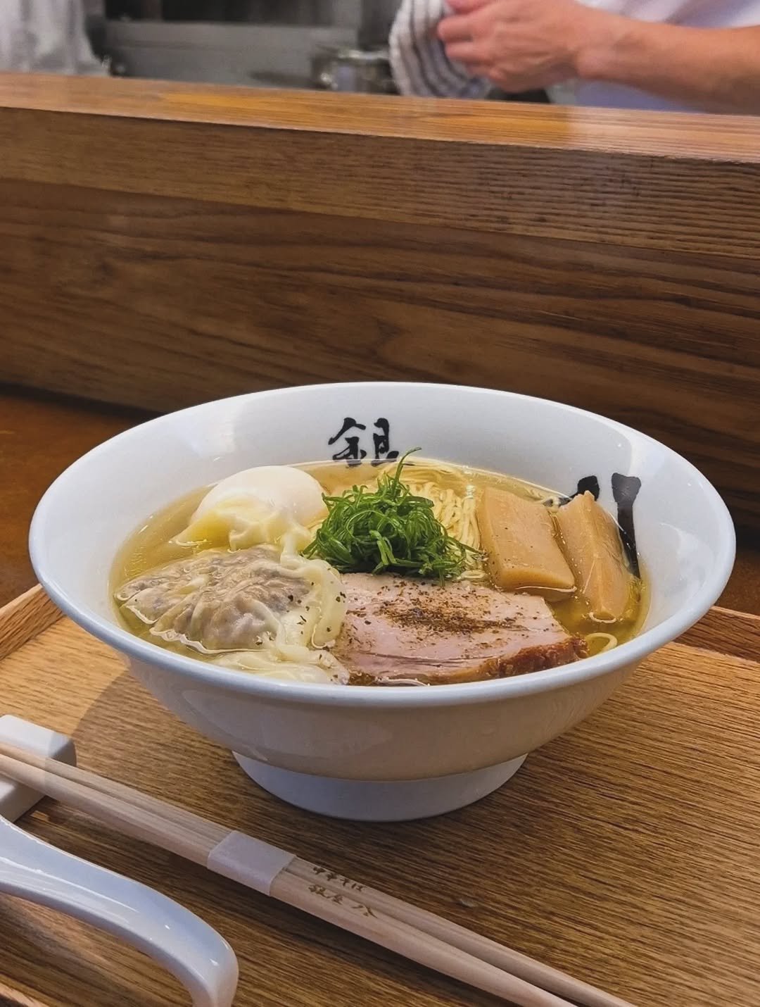 Photo by DH_K on July 29, 2025. May be an image of 1 person, ramen and poached egg.