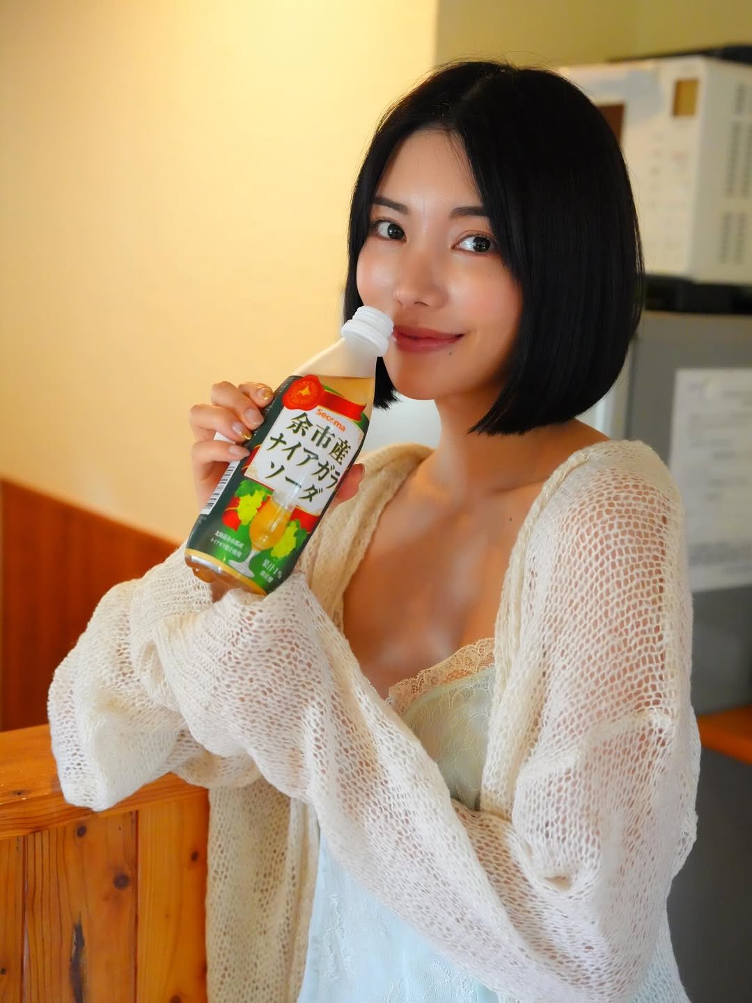 Photo by 楓カレン on November 20, 2025. May be an image of condiment, juice, hot sauce, bottle and text.