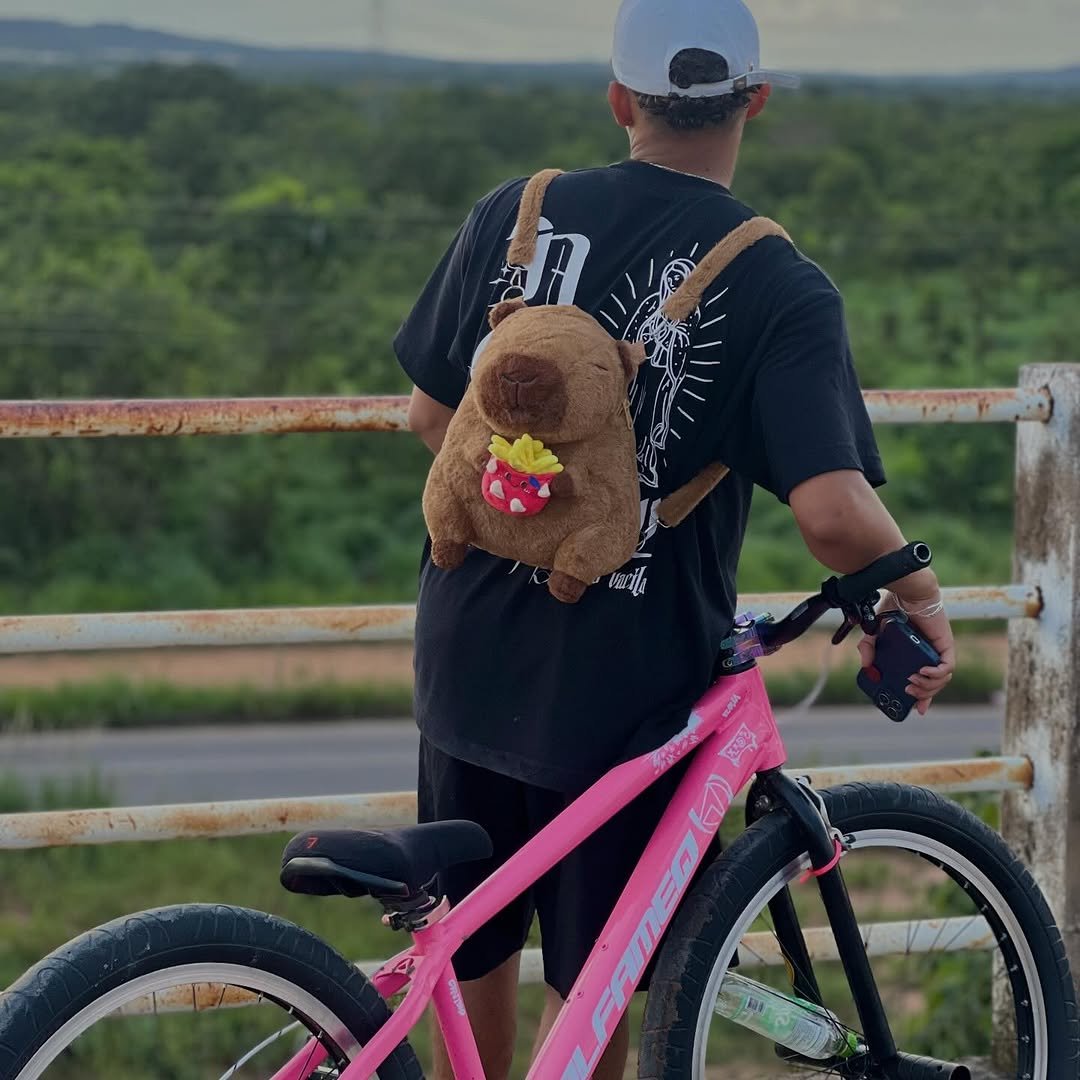 Photo by KAIO FELLIPE 🏄‍♂️ on January 24, 2026. May be an image of bicycle, outdoors and text.