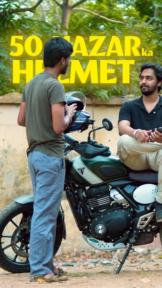 kalakaar_moto_trails 게시물 이미지: 2 Lakh For Motorcycle And 50K For Helmet! ...