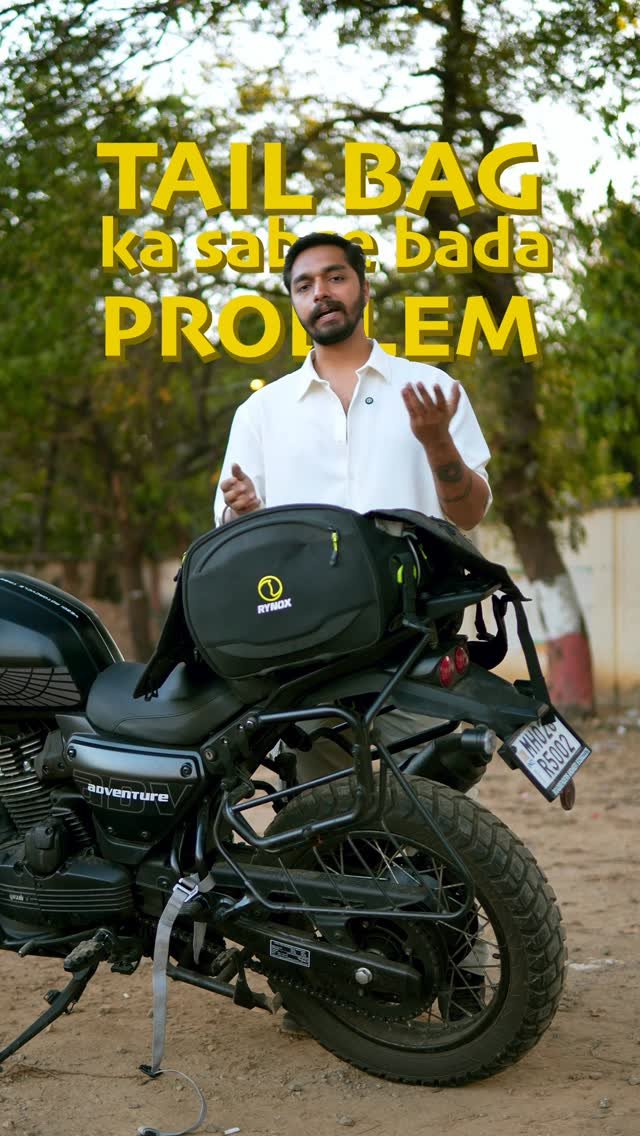 kalakaar_moto_trails 게시물 이미지: The Best Tail Bag I Used For My Rides. Rynox Navigator.