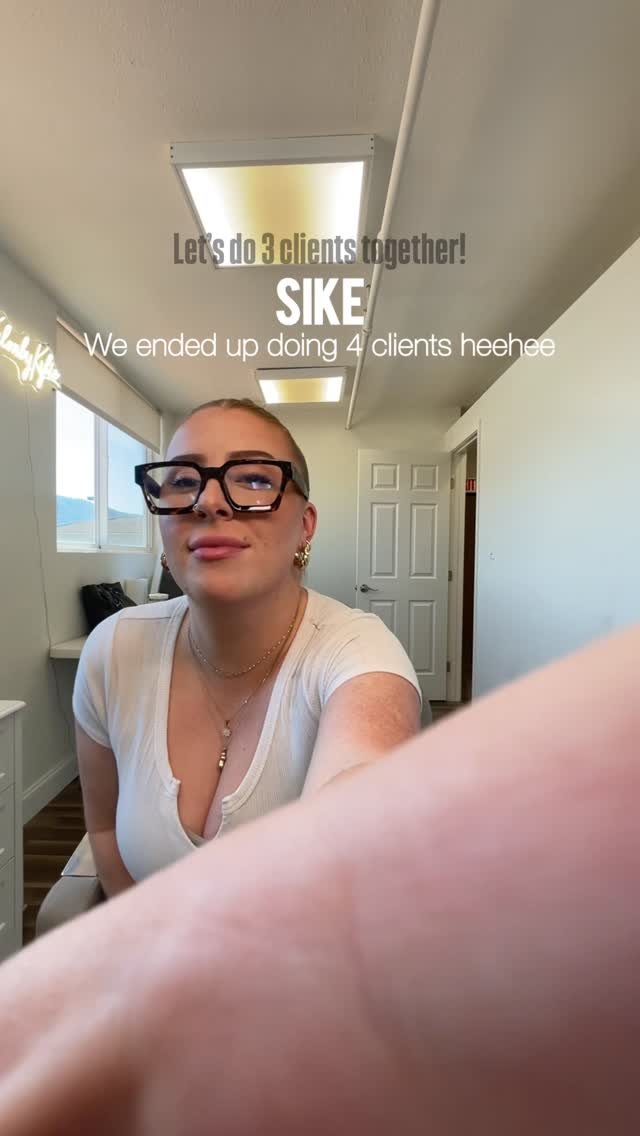 kalonbykylie 게시물 이미지: Come with me to do FOUR clients lol 

I fell...