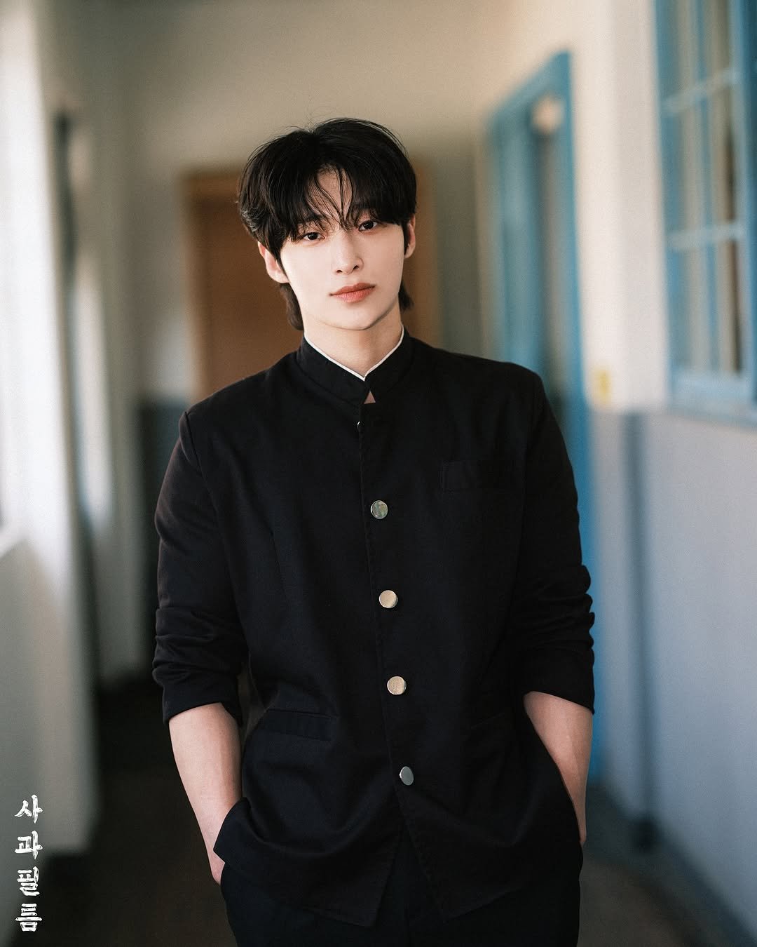Photo shared by 간현배 on May 22, 2025 tagging @apple_film0418. May be an image of one or more people, hair and bolo tie.