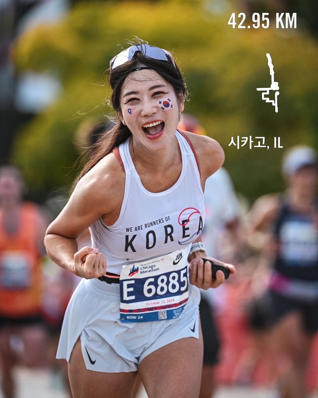 kang_mayo 게시물 이미지: CHICAGO MARATHON🌟🖤🤍🖤🤍🖤
내가 해냈어!!!!!🌟🌟🌟🌟🌟

전날 5k...