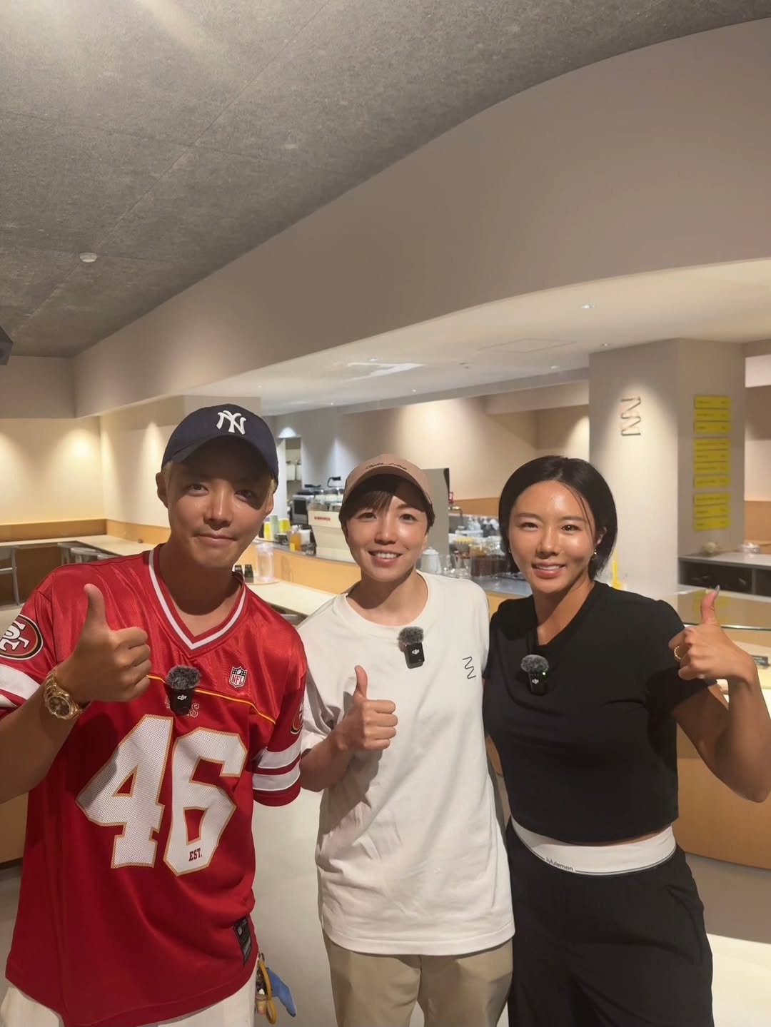 Photo shared by 강남 カンナム KANGNAM on November 08, 2025 tagging @nao.kodaira, and @sanghwazz. May be an image of ‎one or more people and ‎text that says '‎TN ب n E 로 46 IS‎'‎‎.