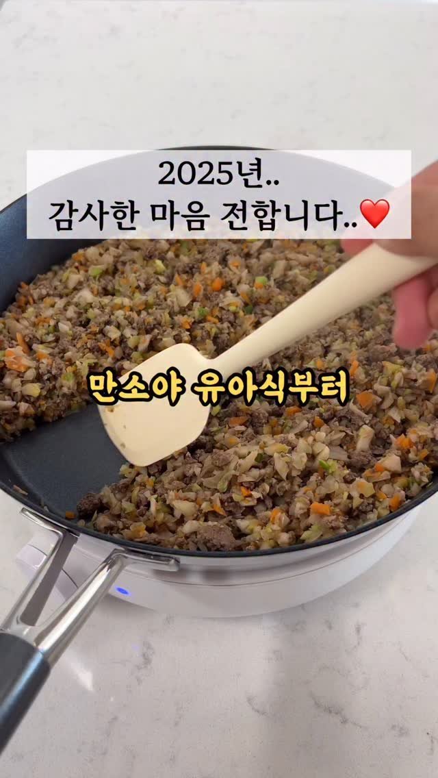 kangms_msy 게시물 이미지: ‼️댓글에 <2025> 남겨주세요‼️
한 해 동안 유아식 준비하시느라 고생...