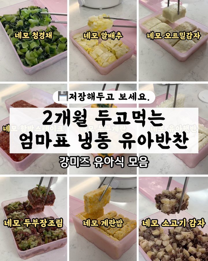 kangms_msy 게시물 이미지: 엄마표 냉동 유아반찬으로 50가지 유아식 가능해요! ‼️피드를 끝까지 봐주세요!...