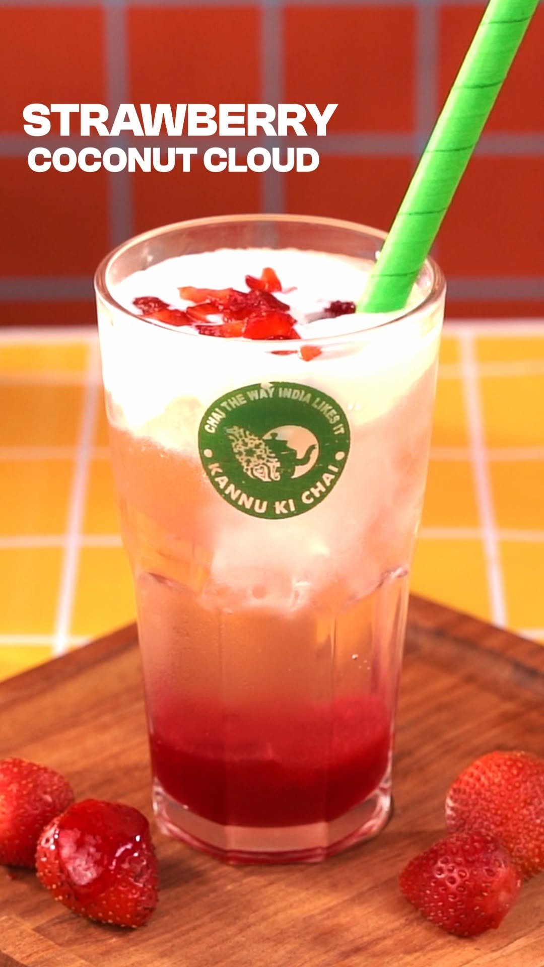 kannukichai 게시물 이미지: Introducing Our New Strawberry Cloud Drink...