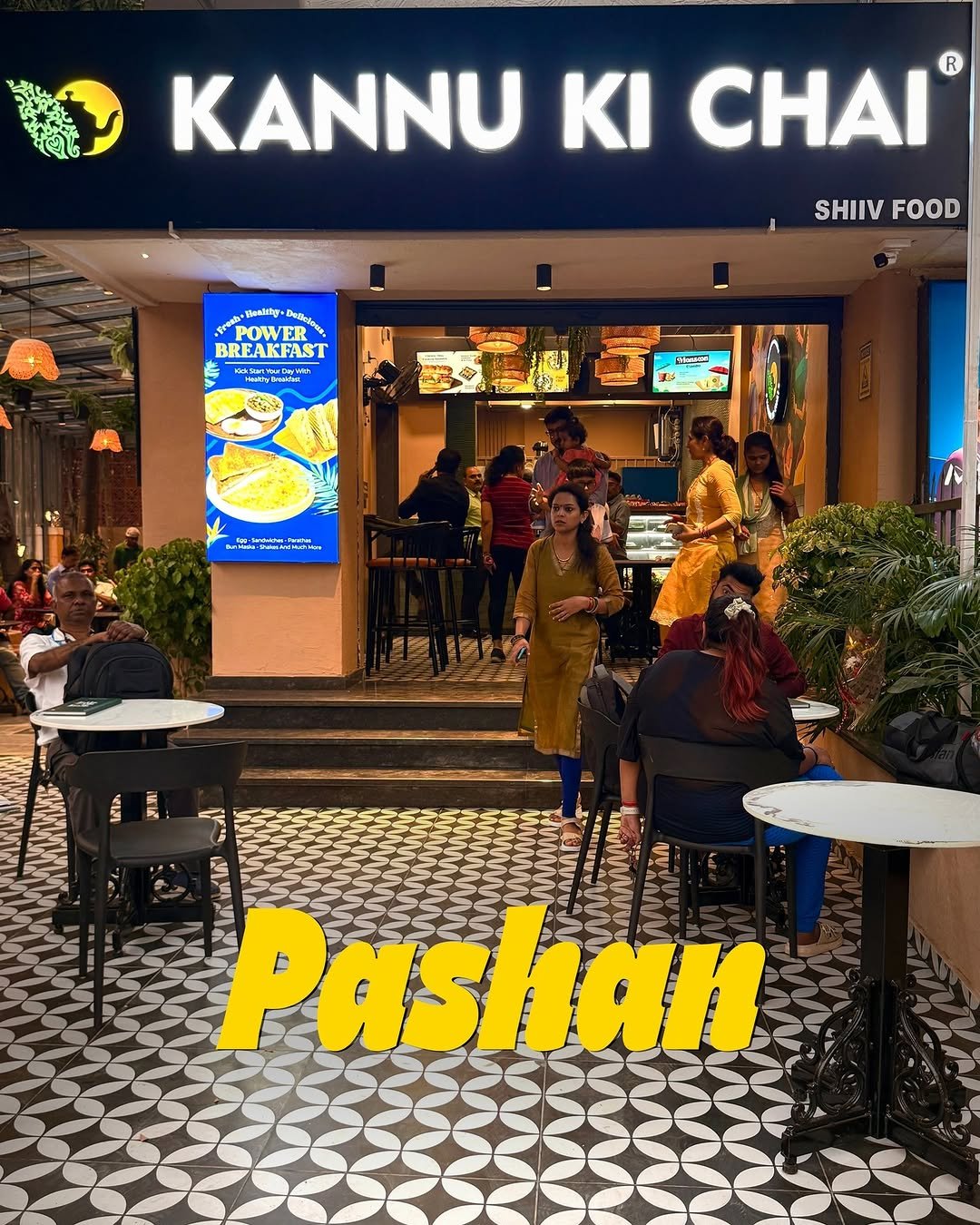 Photo by Kannu Ki Chai (KKC) on August 11, 2025. May be an image of 9 people, signboard, poster, tea and text.