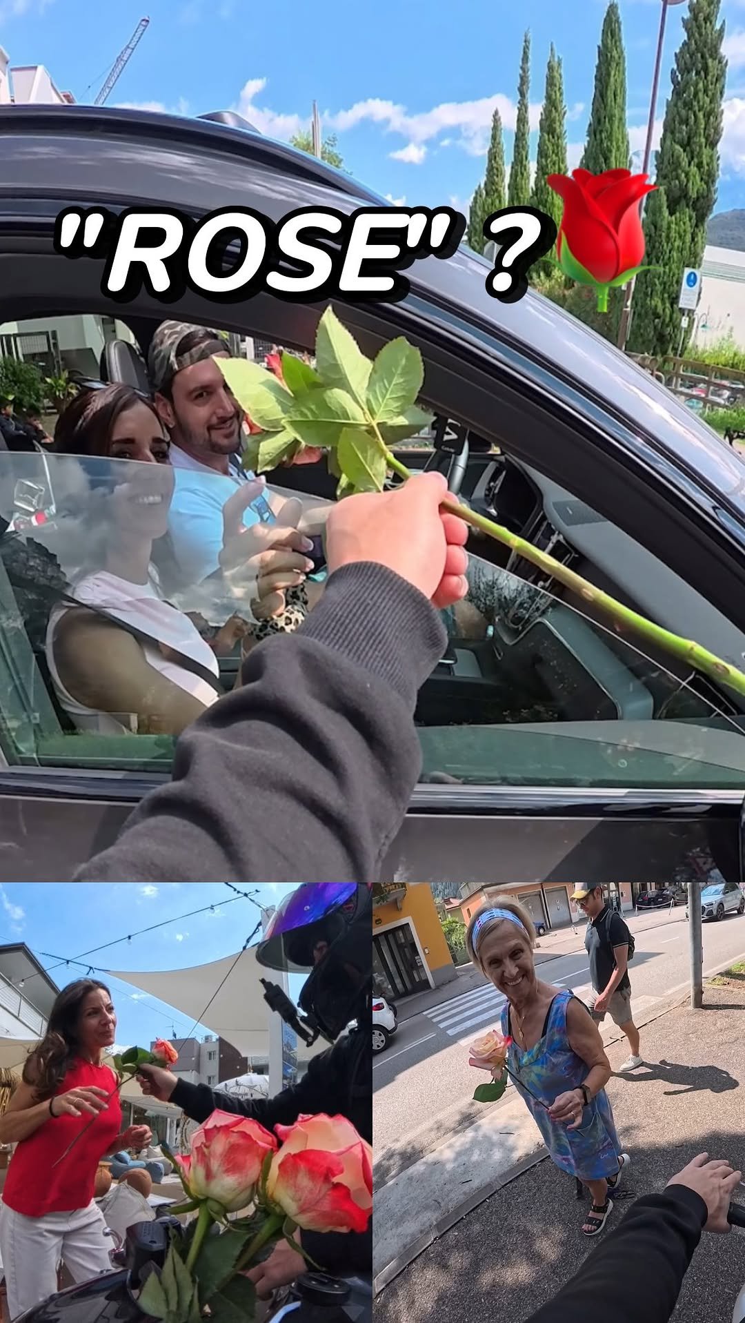 karavasy_ 게시물 이미지: PART 2 of giving away roses in Italy❤️🇮🇹

Just...