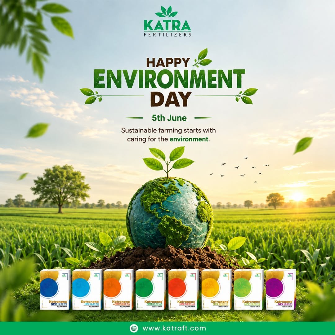 katrafertilizer 게시물 이미지: 🌍 Happy Environment Day! 

A greener future...