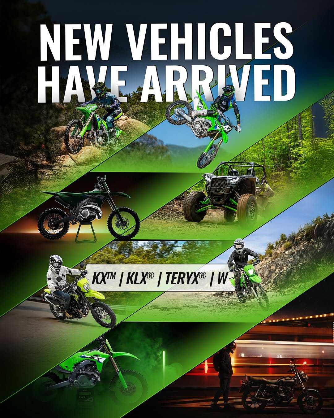 kawasakiusa 게시물 이미지: The latest and greatest #Kawasaki lineup is...