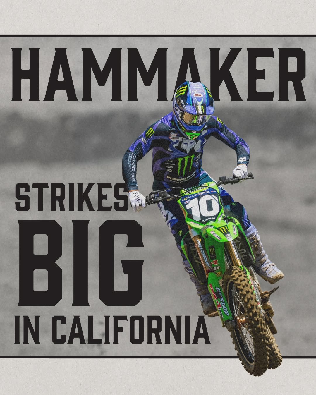 kawasakiusa 게시물 이미지: @sethhammaker tops the 250 class aboard his...