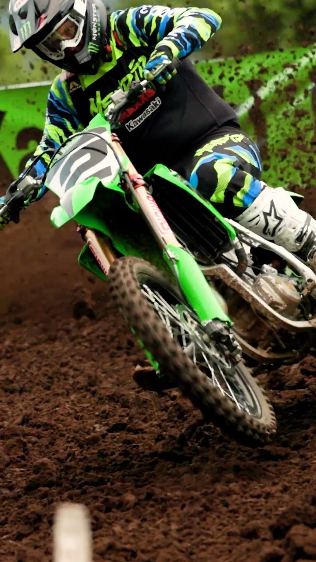kawasakiusa 게시물 이미지: MC showing us how it’s done with the #KX450SR...