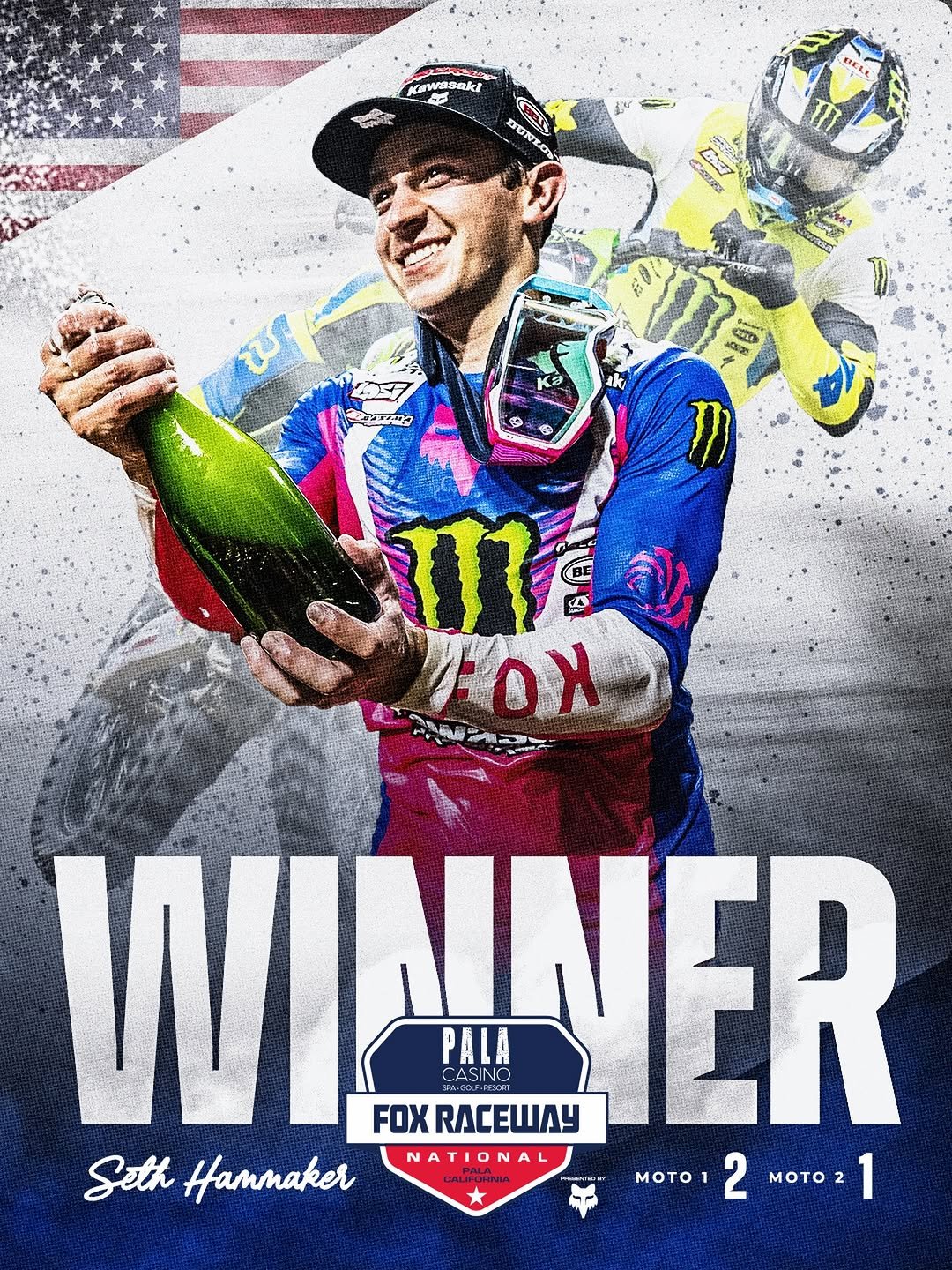 kawasakiusa 게시물 이미지: Welcome to the winner circle @SethHammaker 🏆...