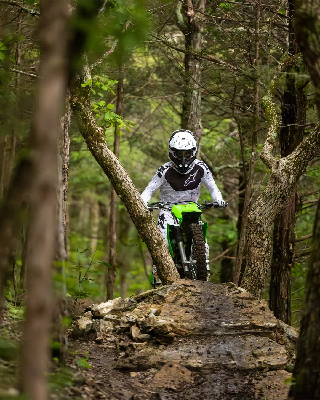 Photo by Kawasaki USA on February 19, 2026. May be an image of racing vehicles, dirt bike and text that says 'K'.