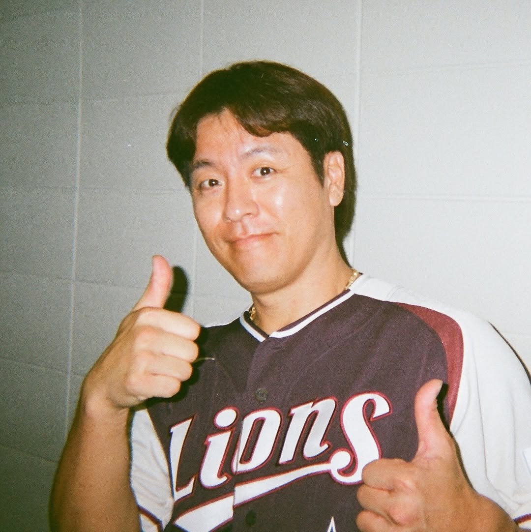 Photo shared by ⚾ KBO ⚾ on July 14, 2025 tagging @mmmmmmminho_47. May be an image of 1 person, playing baseball and text.