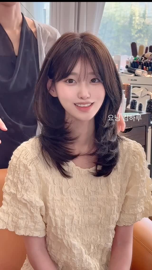 keemharu 게시물 이미지: 미디움 -중단발도 하이레이어드 할 수 있어요 🤍
#하이레이어드펌 #밀크브라운...
