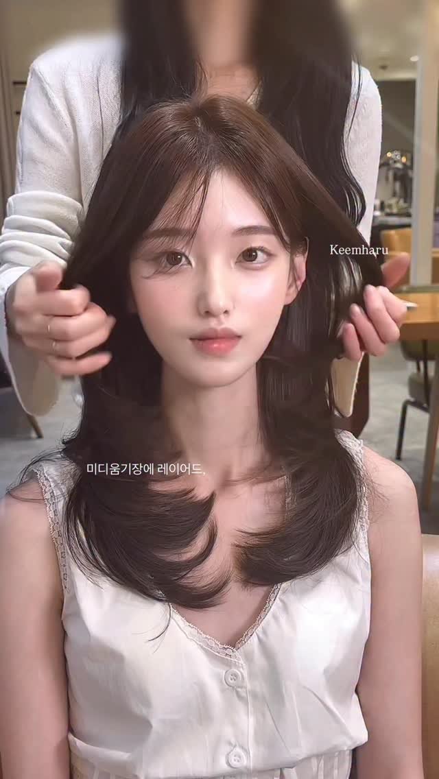 keemharu 게시물 이미지: 날리지않고 볼륨은 가득 •• 🩶

미디움기장에서 무겁게 진행한 디자인이에요...