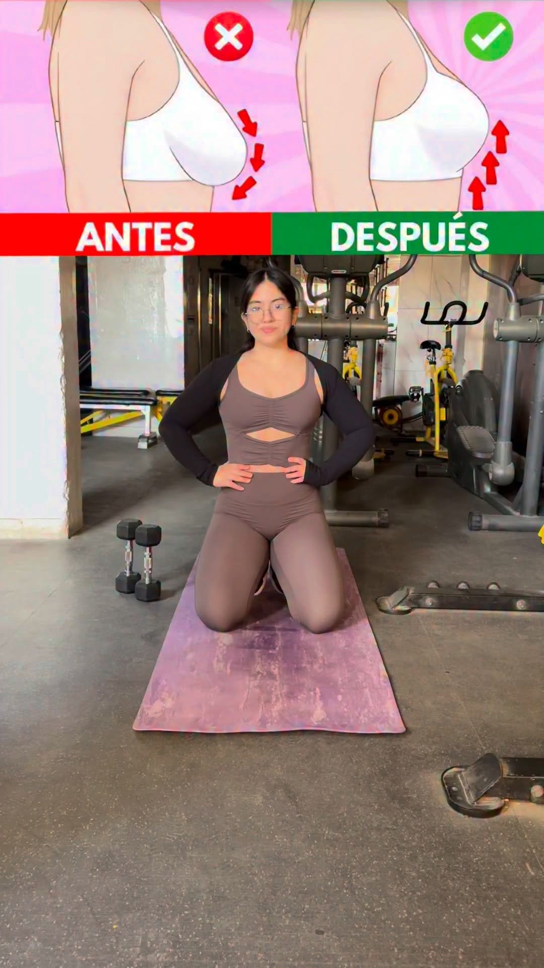 kellymiaufit 게시물 이미지: RUTINA PECHO #gymtios #gymgirl #gym #gymvshome