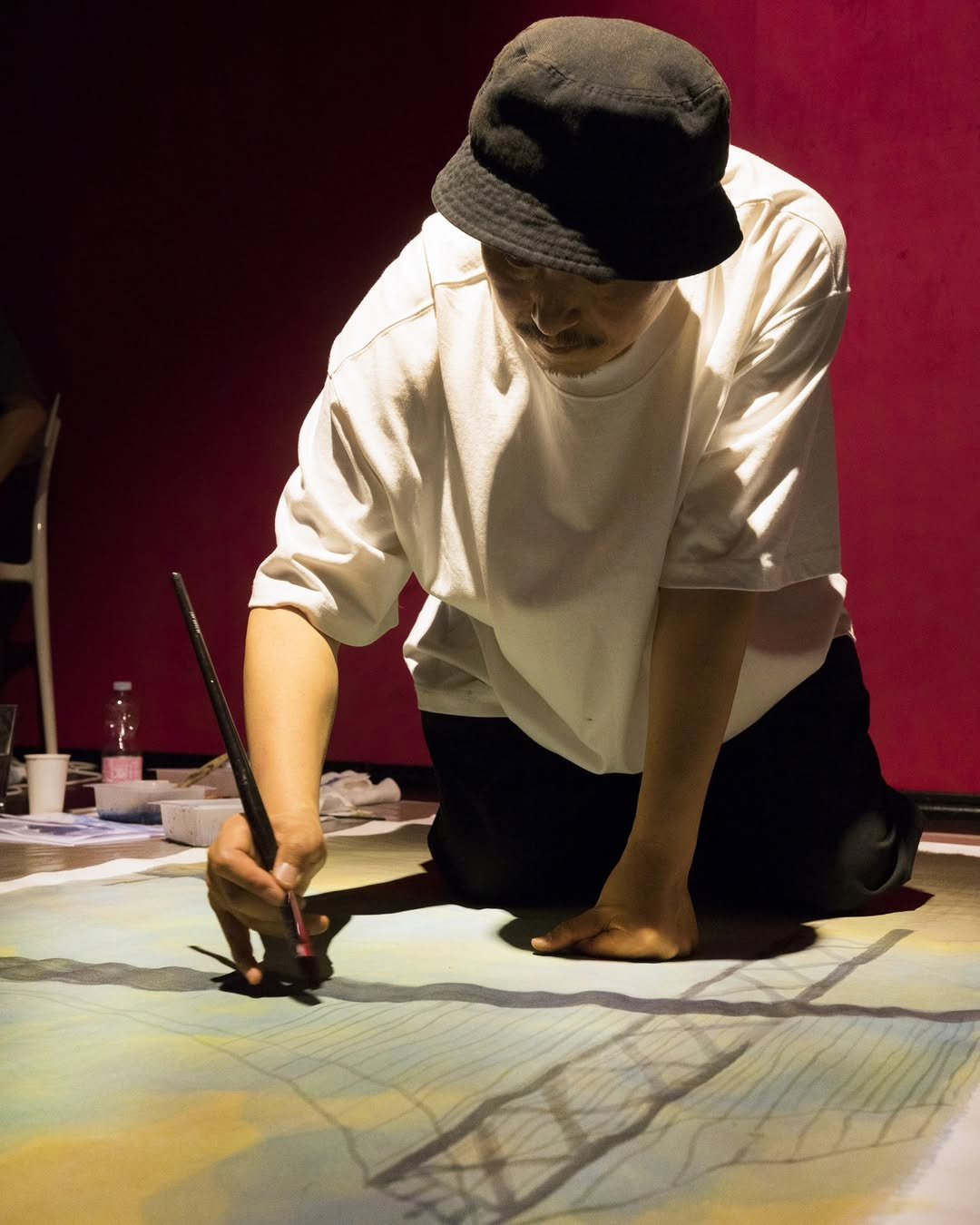 kh3dog1 게시물 이미지: 🇮🇹Live Painting at the Opening of Solo...