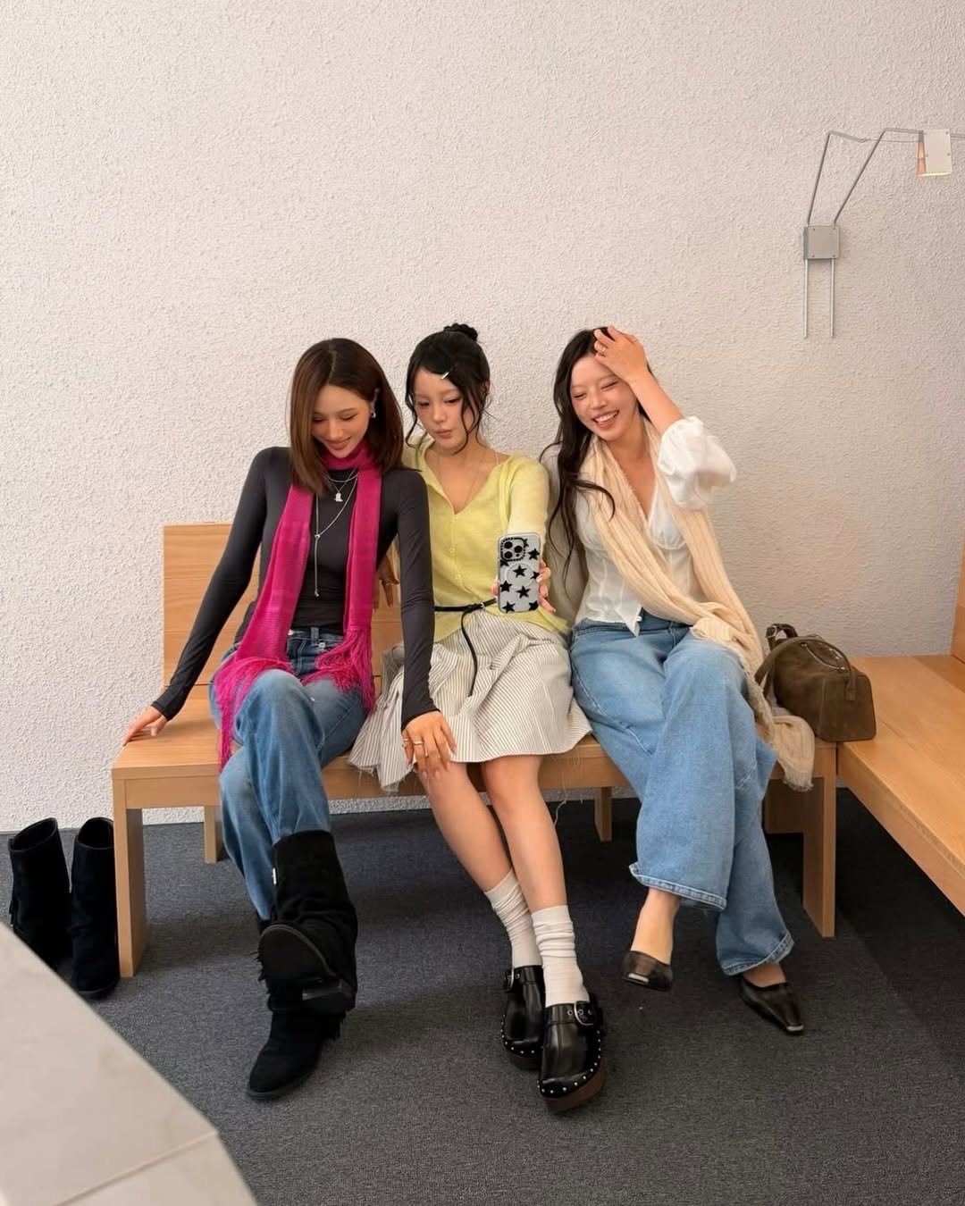 Photo shared by KHIHO on March 17, 2026 tagging @thegreenrock_. May be an image of one or more people, hair and text.