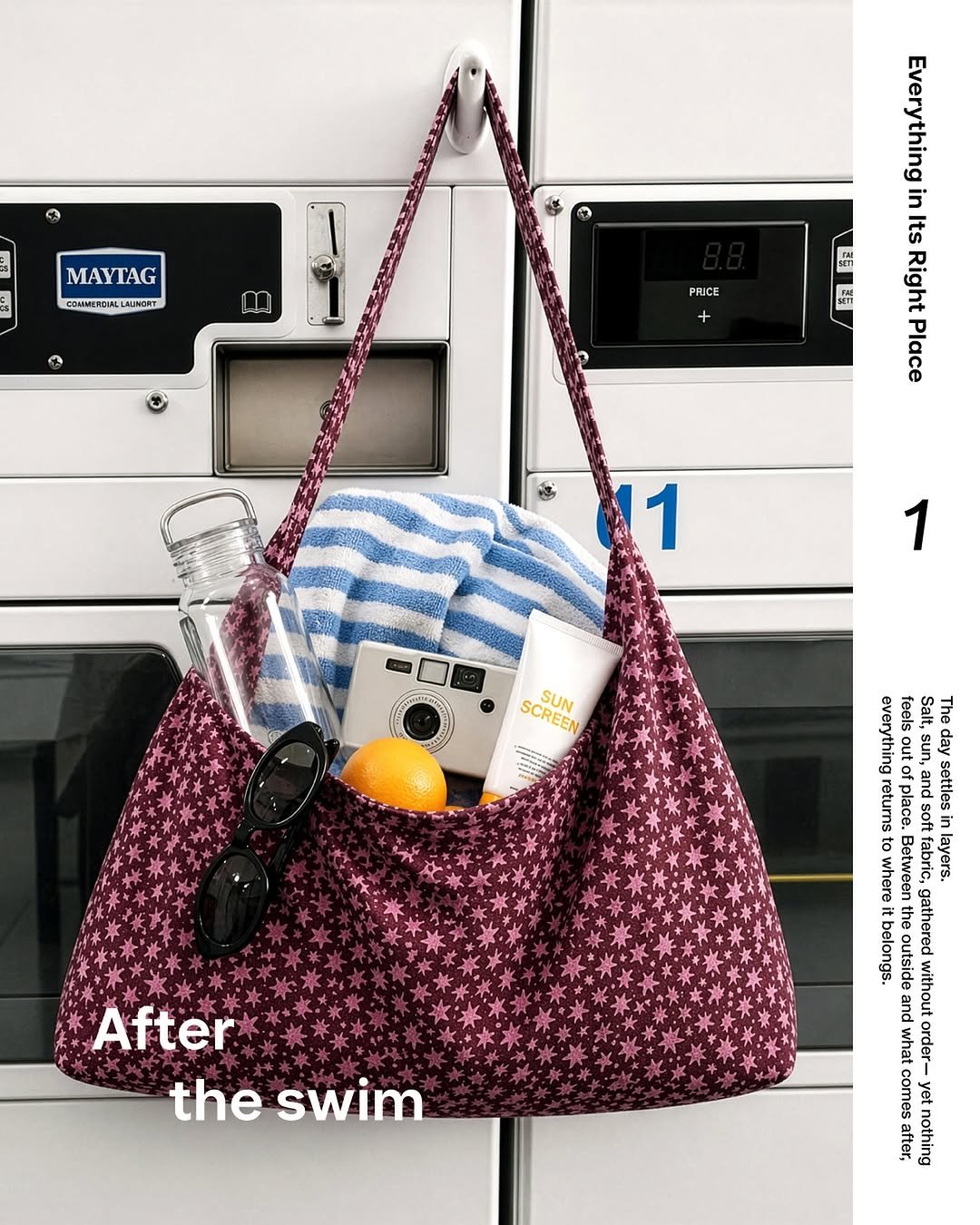 khiho_official 게시물 이미지: What‘s in my bag — after the swim