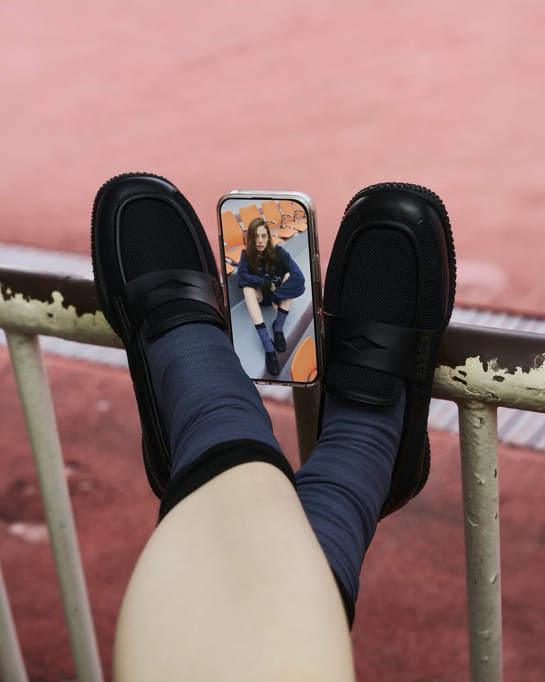 Photo by KHIHO on March 27, 2026. May be an image of phone, sandals, boots, strap and text.